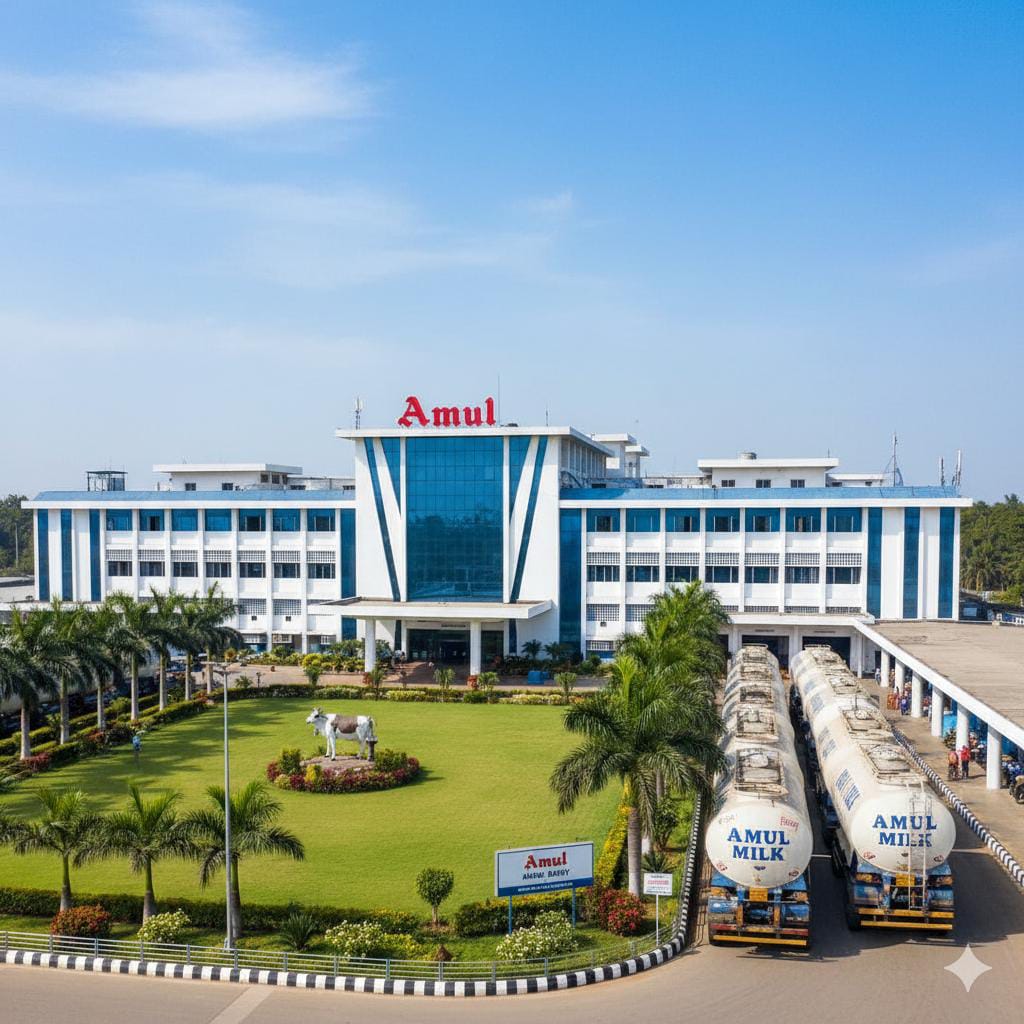 Amul Dairy headquarters in Anand Gujarat